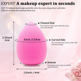 Éponge de maquillage Scartink montrant sa texture douce au toucher