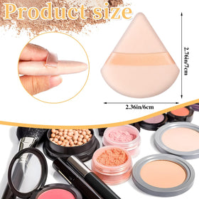 Éponge de maquillage triangulaire Pimoys en gros plan