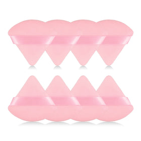 Éponge de maquillage triangulaire RAREIUS en velours, vue de face
