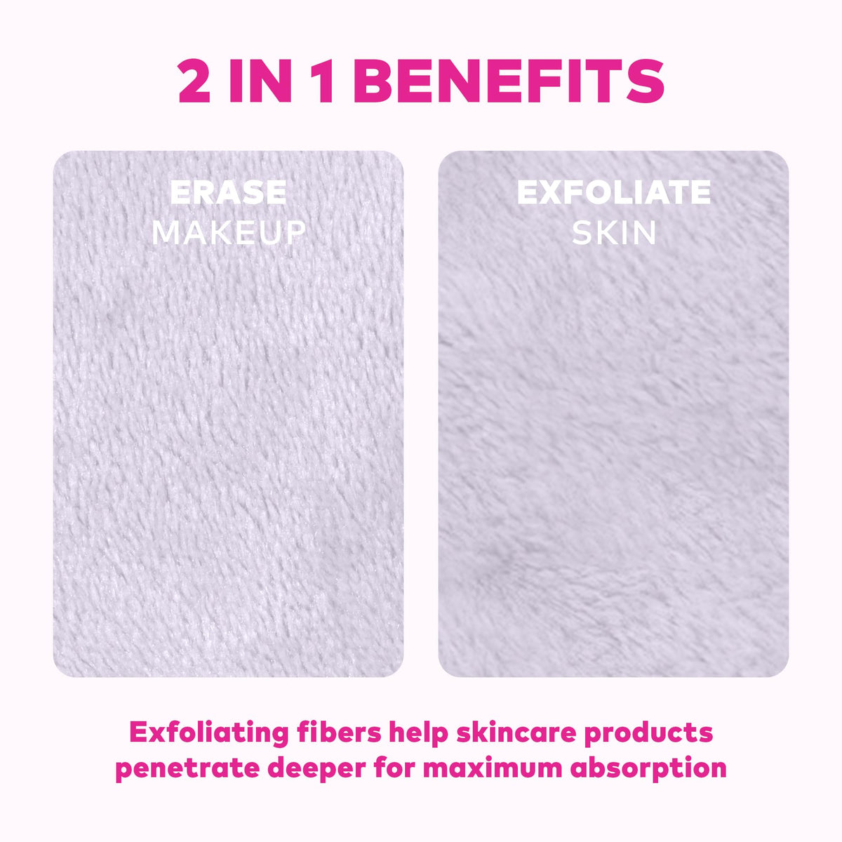 Éponge démaquillante MakeUp Eraser en gros plan