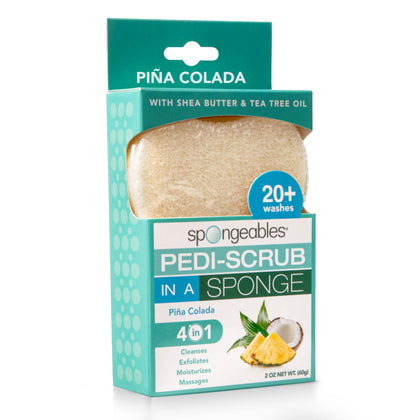 Éponge exfoliante Spongeables Pina Colada vue de face