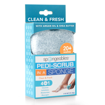 Éponge exfoliante Spongeables pour pieds vue de face