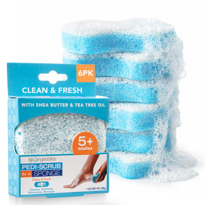 Éponge exfoliante Spongeables pour pieds, vue de face