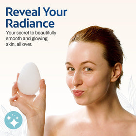 Éponge HartFelt pour le visage, côté montrant sa texture