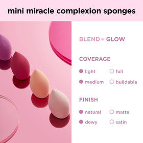 Éponge Mini Miracle Complexion avec sa texture unique