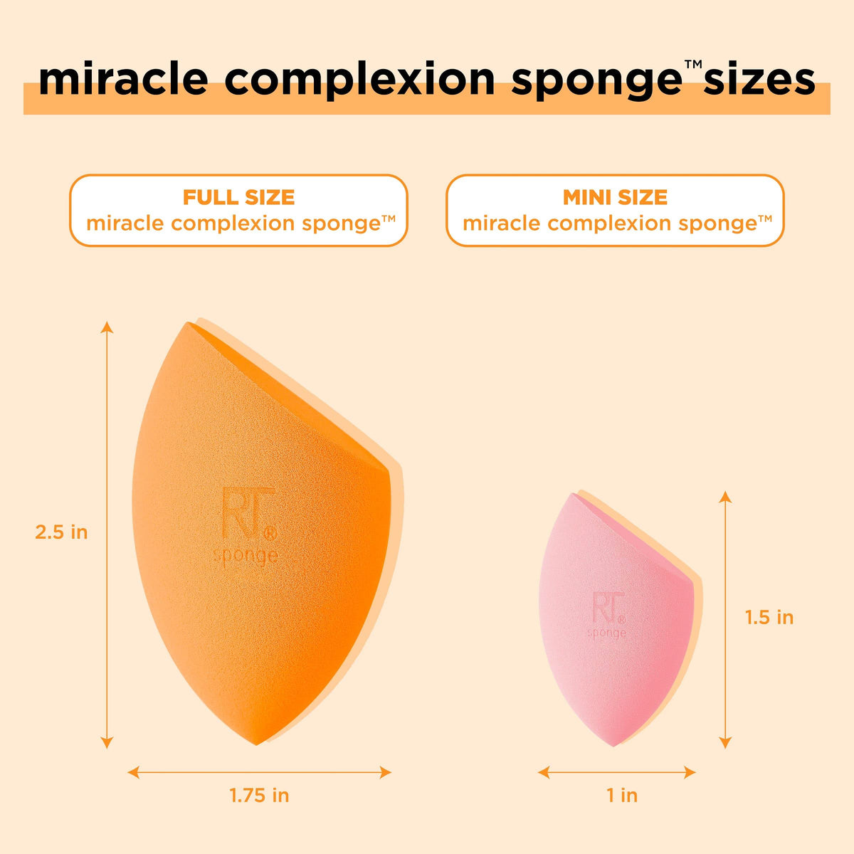 Éponge Mini Miracle Complexion de Real Techniques vue de près