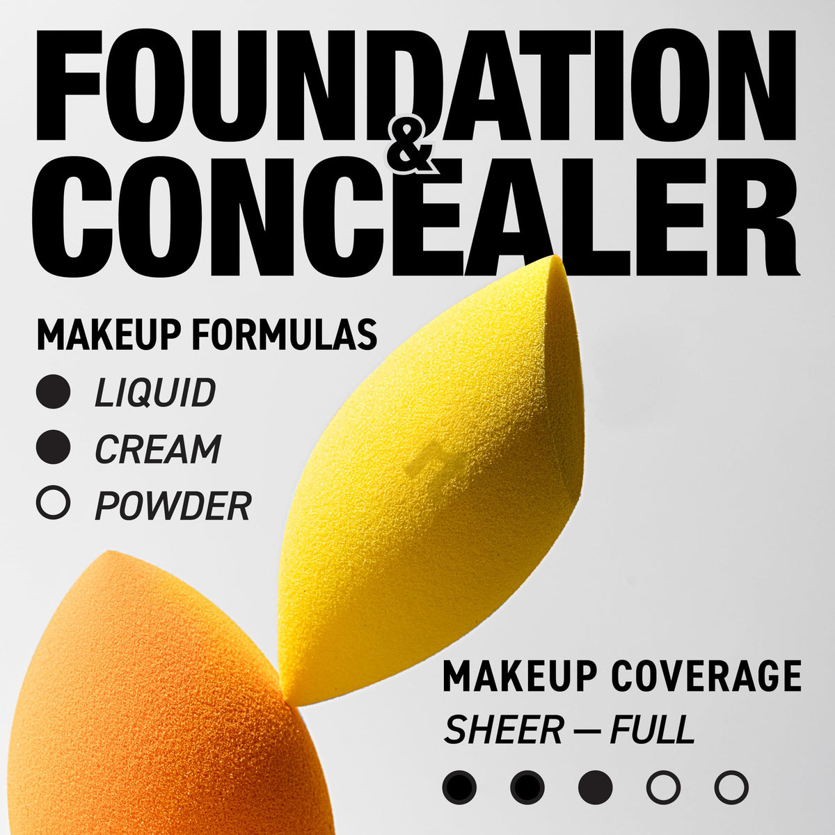 Éponge Miracle Concealer en couleur rose, vue latérale