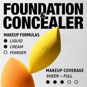 Éponge Miracle Concealer en couleur rose, vue latérale