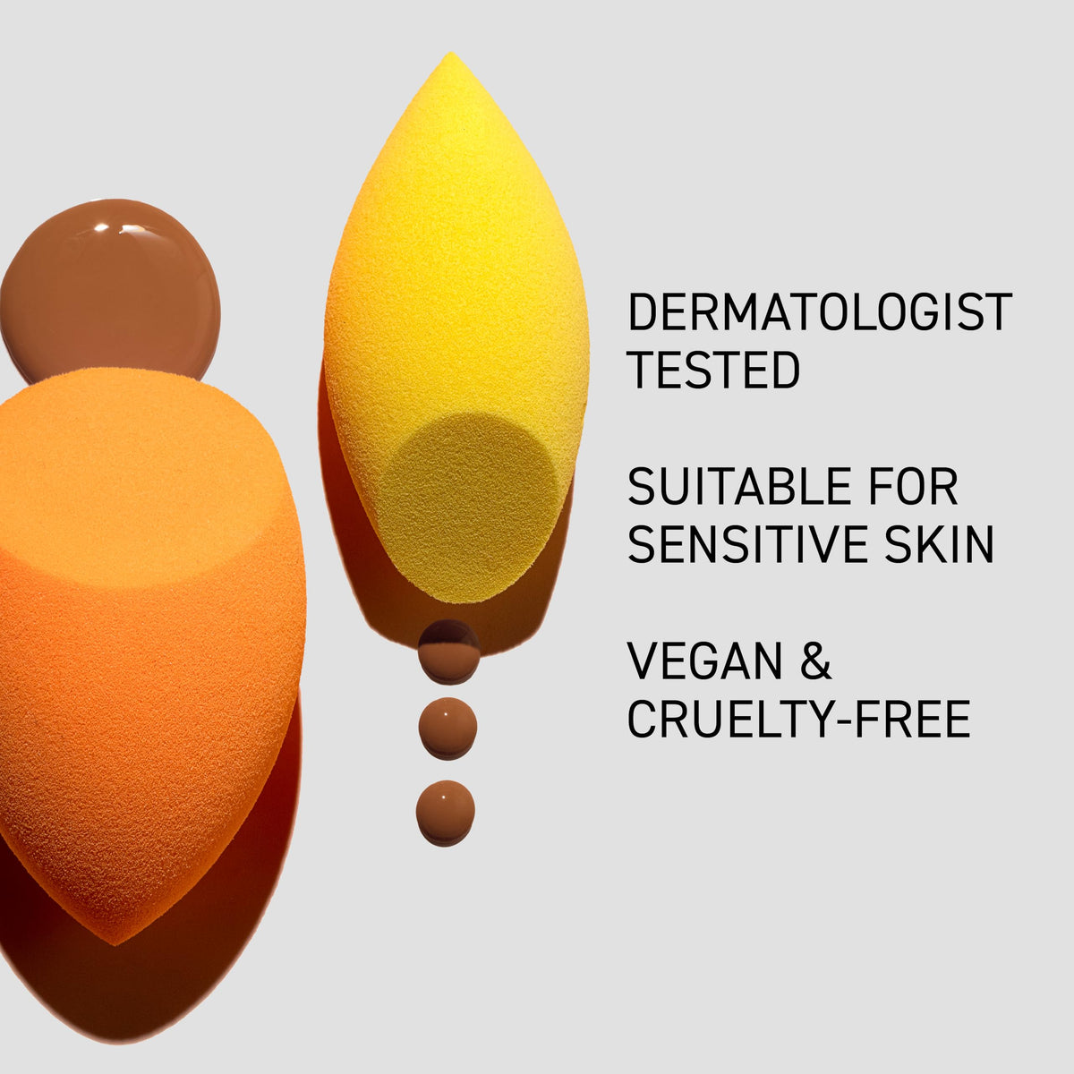 Éponge Miracle Concealer en utilisation pour le contour des yeux
