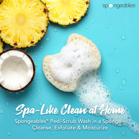 Éponge Spongeables Pina Colada avec mousse