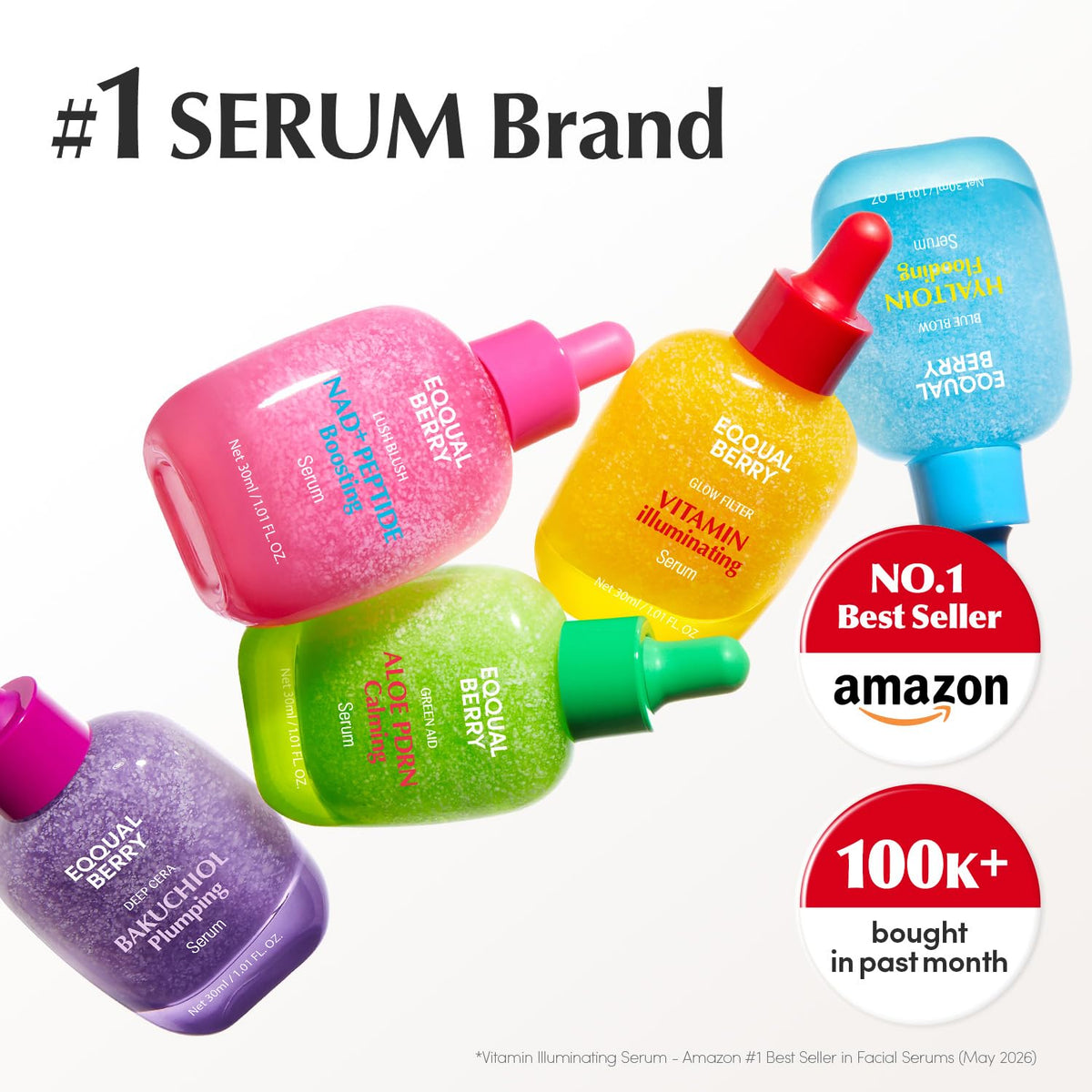 EQQUALBERRY Sérum Peptide 30ml avec extrait de grenade