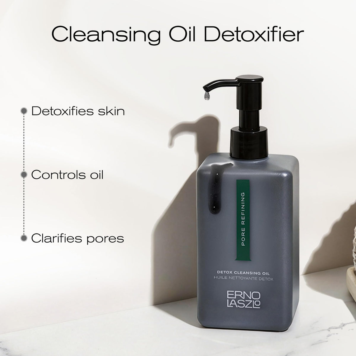Erno Laszlo huile nettoyante charbon 190 ml en bouteille