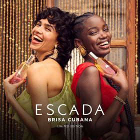 Escada Brisa Cubana Eau de Toilette 100 ml sur une table ensoleillée