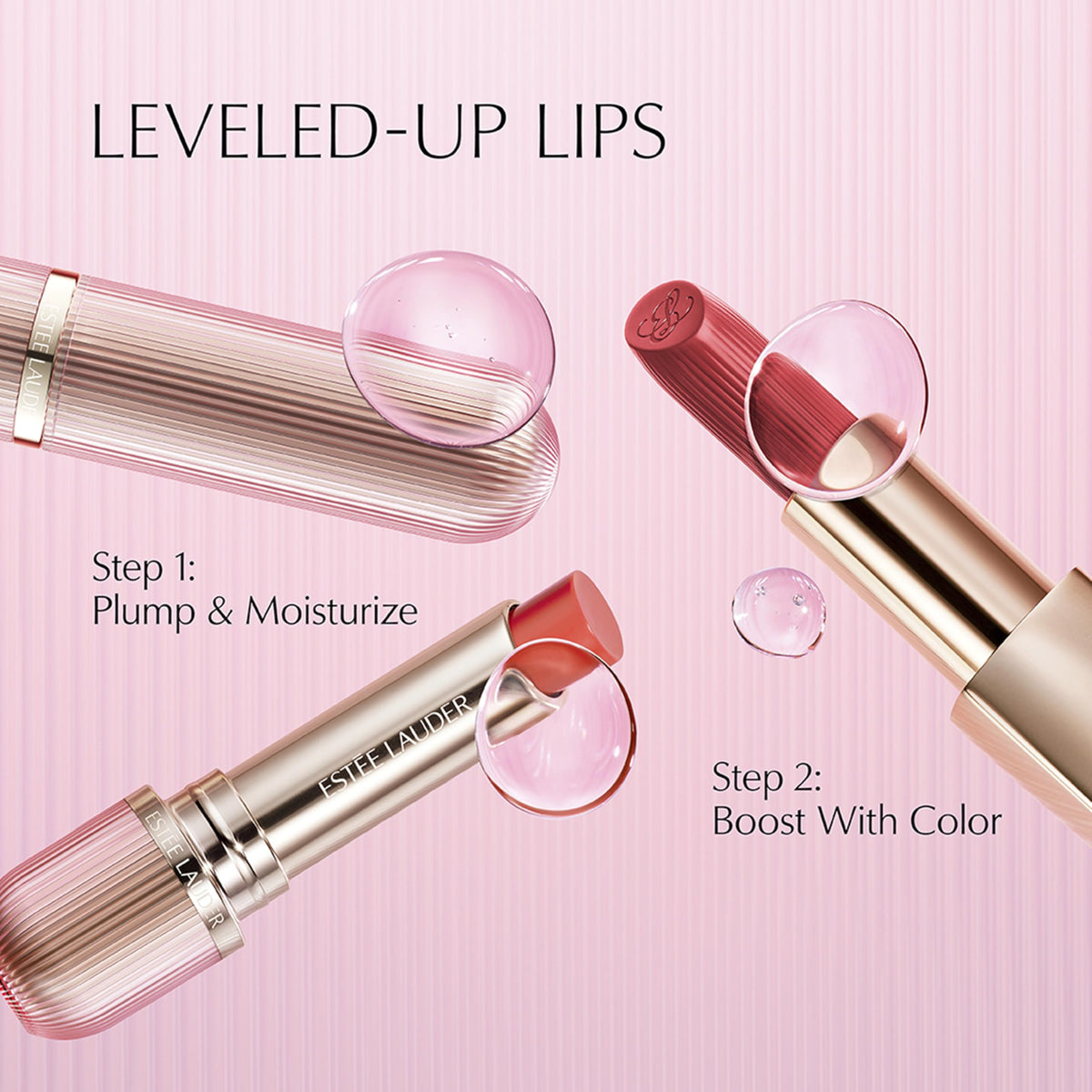 Estée Lauder Baume à Lèvres Teinté 32g en plein usage