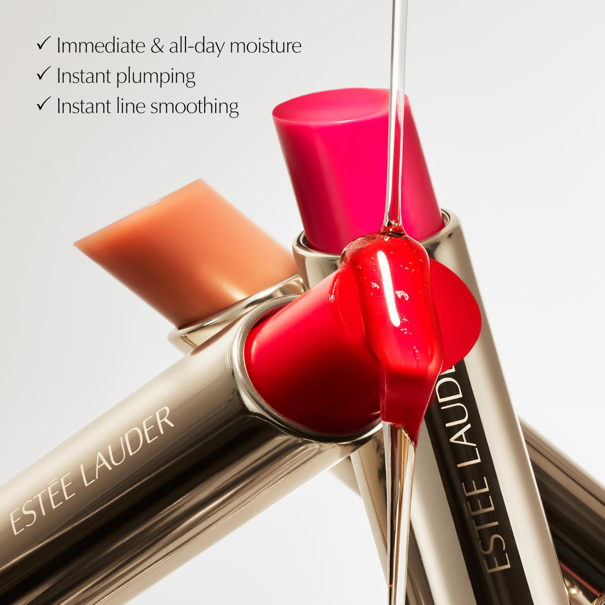 Estée Lauder Baume à Lèvres Teinté HydraPlump 30g sur une table