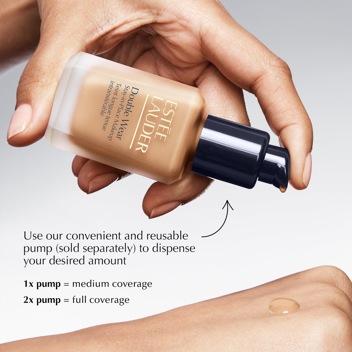 Estée Lauder Fond de Teint Double Wear 4N1 Shell Beige détails