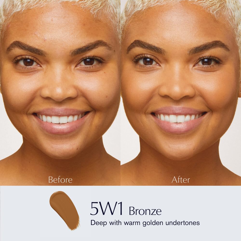 Estée Lauder Fond de Teint Double Wear Sheer Matte 5W1 Bronze arrière