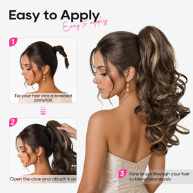 État de l'extension de cheveux REECHO pendant un événement festif