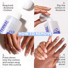 Eternal Gel Polish Remover 473ml avec accessoires de manucure