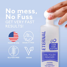 Eternal Gel Polish Remover 473ml étiquette détail