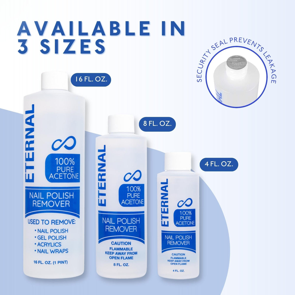 Eternal Gel Polish Remover 473ml vue arrière