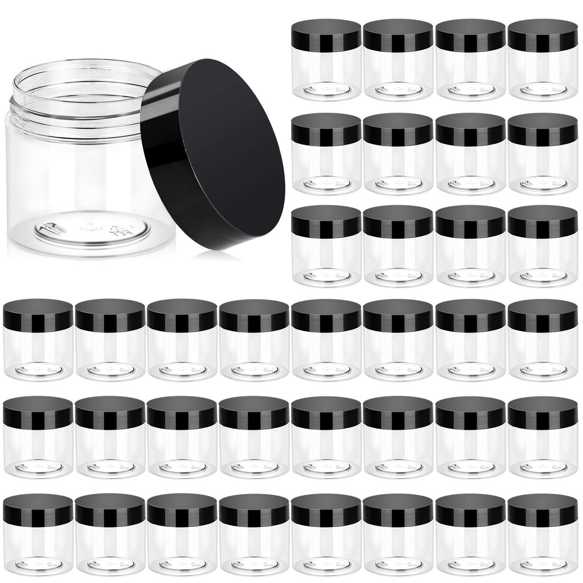 Eternal Moment Pots en Plastique 2 OZ pack de 36, vue de face