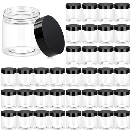 Eternal Moment Pots en Plastique 4 oz vue de face avec couvercles