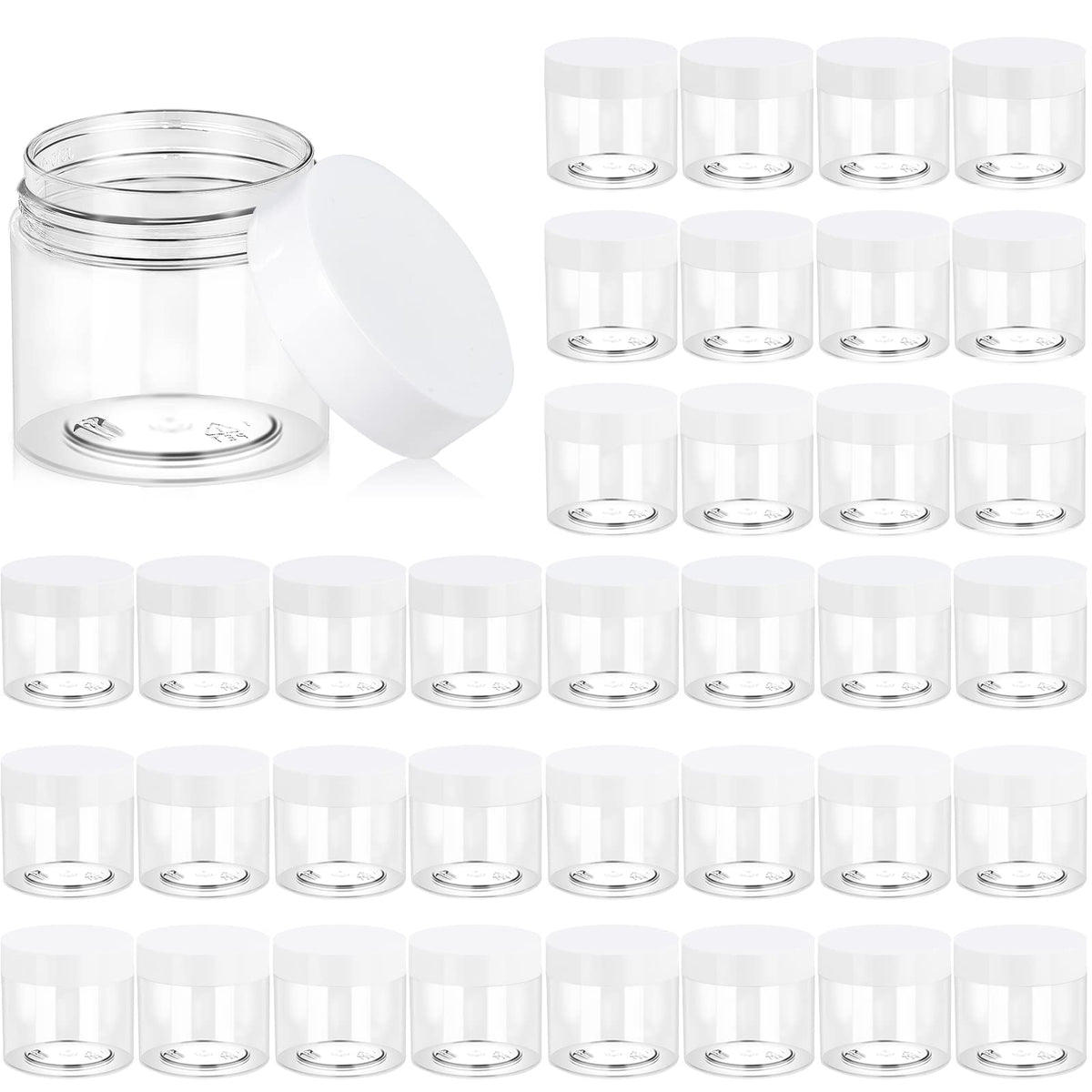 Eternal Moment Pots en Plastique Transparent 60 ml vue de face
