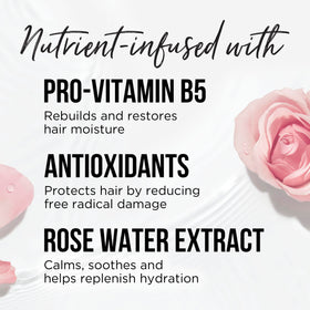 Étiquette de l'après-shampooing Pantene avec ingrédients