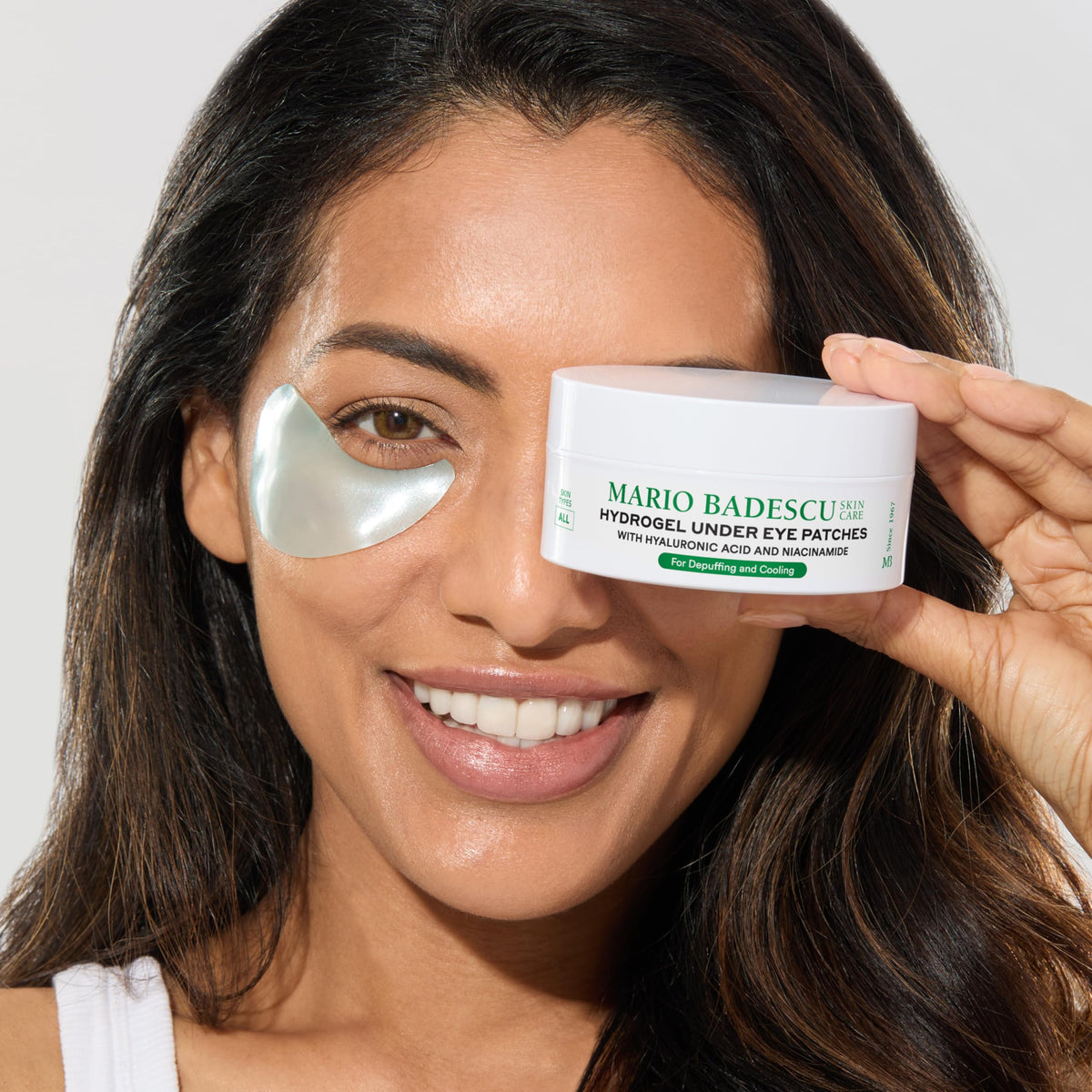Étiquette des masques hydrogel Mario Badescu