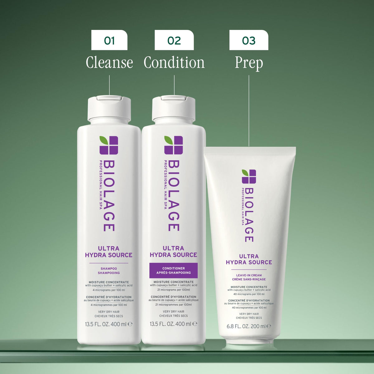 Étiquette du Baume Conditionneur Biolage Ultra Hydra Source