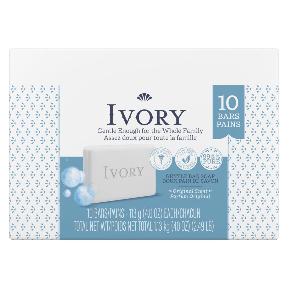 Étiquette du savon Ivory Bar Original