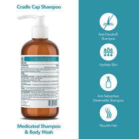 Étiquette du shampooing Happy Cappy montrant les ingrédients