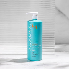 Étiquette du Shampooing Moroccanoil avec ingrédients