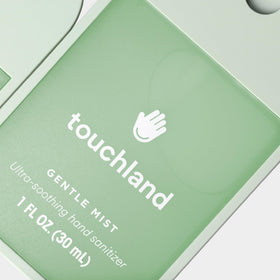Étiquette du spray désinfectant Touchland 59g