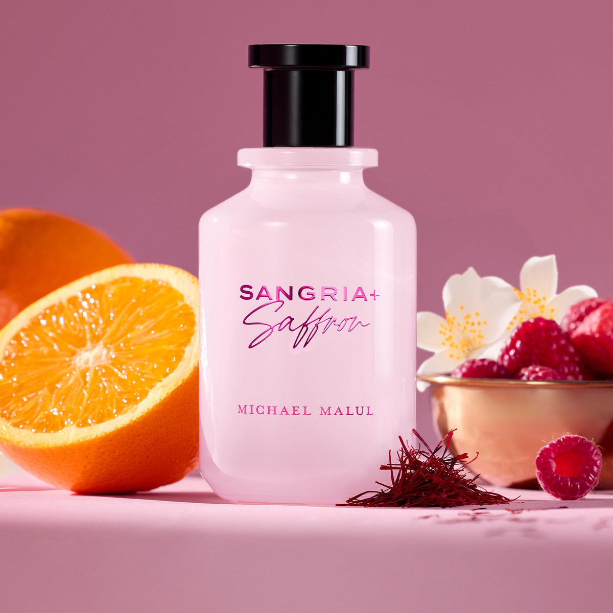 Étiquettes et informations sur la bouteille de Michael Malul Eau de Parfum