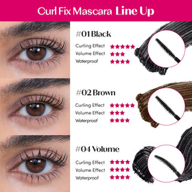 ETUDE Curl Fix Mascara applied on lashes