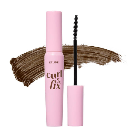 ETUDE Curl Fix Mascara marron avant et arrière