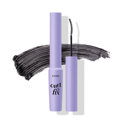 ETUDE Curl Fix Mascara Slim brush noir face avant