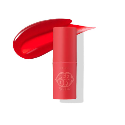 ETUDE Dear Darling Lip Stain Cerise, tube avant avec étiquette colorée