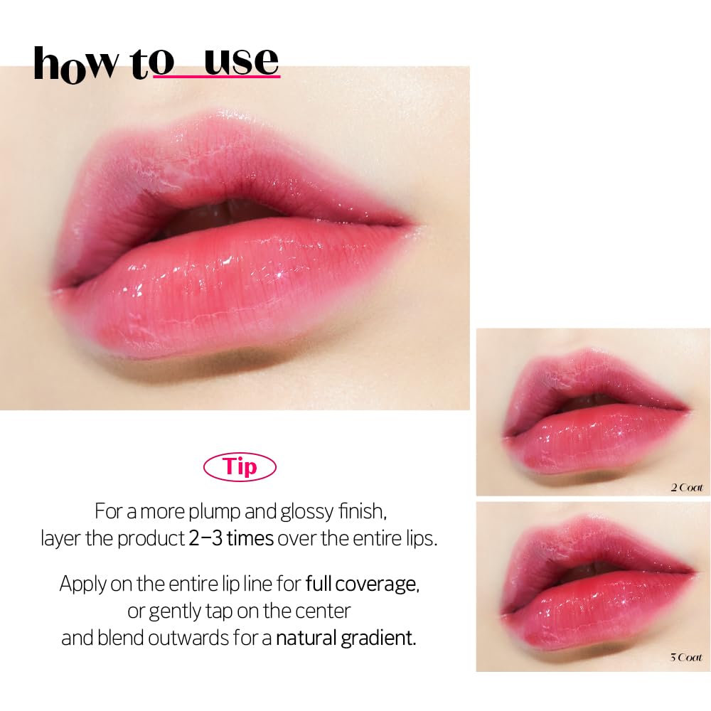 ETUDE Dear Darling Oil Tint #4 Sweet Apple dans un environnement de maquillage