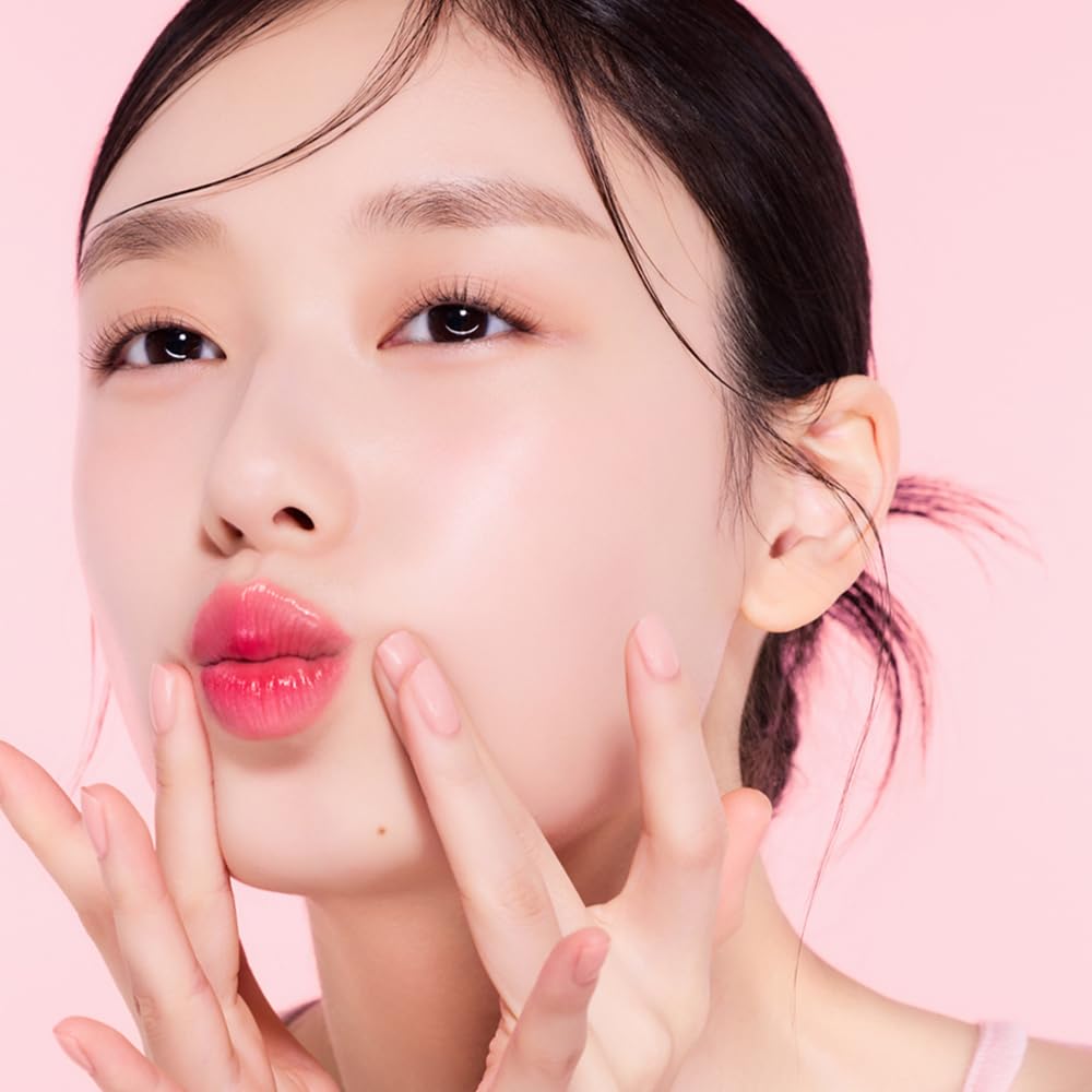ETUDE Dear Darling Water Tint Teinte Pastèque sur table de maquillage