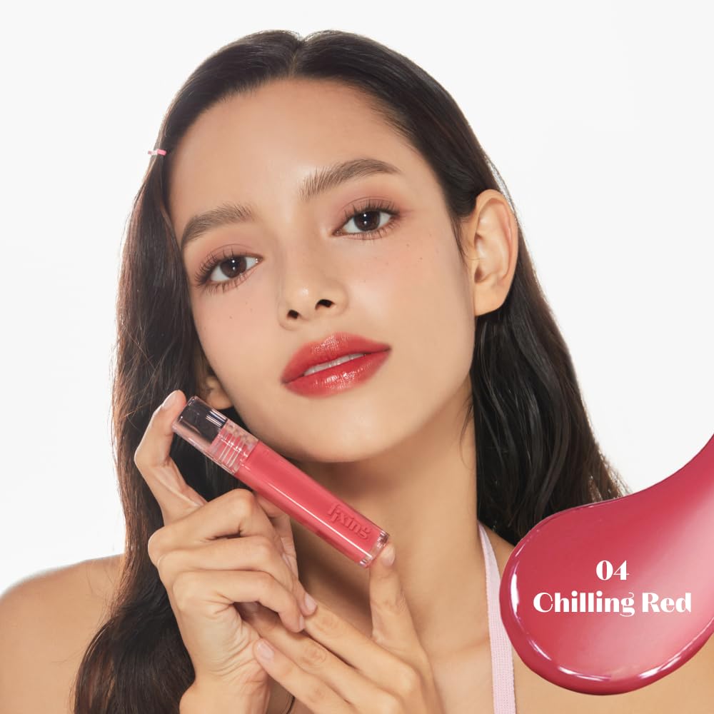 ETUDE Glow Fixing Tint #4 Chilling Red applicator close-up