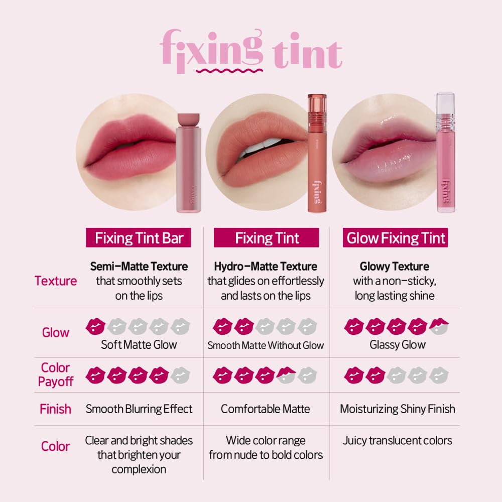 ETUDE Glow Fixing Tint #4 Chilling Red in a beauty setup