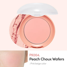 ETUDE Lovely Cookie Blusher Pêche Choux texture de la poudre