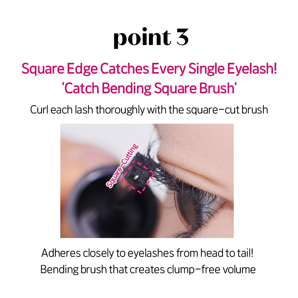 ETUDE Mascara Curl Fix Volume 50g on vanity table