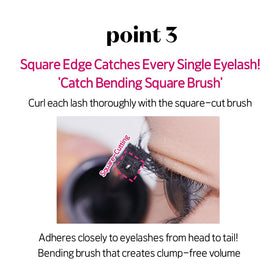 ETUDE Mascara Curl Fix Volume 50g on vanity table