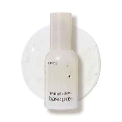 ETUDE Nymph Dewy Base Prep Primer, vue avant avec texture de sérum