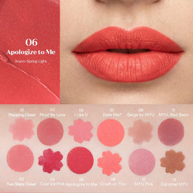 ETUDE Soft Fixing Lip Tint Apologize to Me couleur sur lèvres