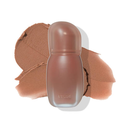 ETUDE Soft Fixing Lip Tint Caramel MYU avant avec texture crémeuse